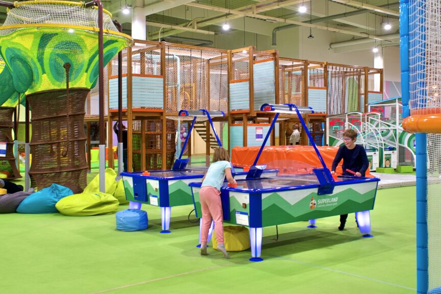 Atrakce pro děti v Superlandu