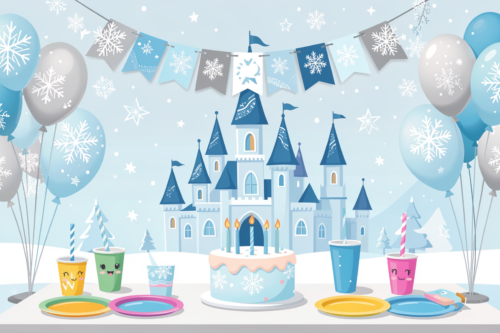 Oslava ve stylu Ledové království