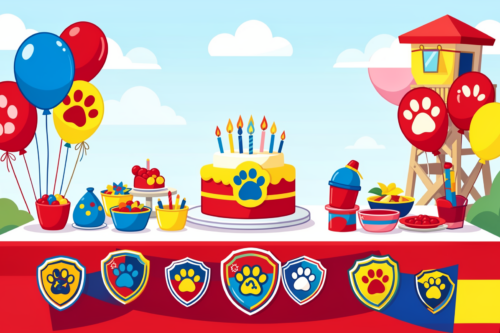 Oslava ve stylu Tlapková patrola